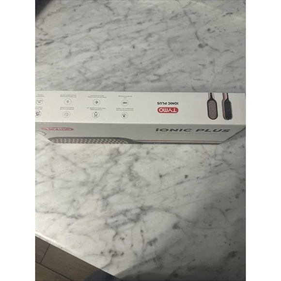 TYMO Ionic Plus Hair Straightening Brush Pink - Picture 2 of 4